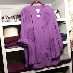 OSO Casuals 2 Piece Hi-Lo Shirt Set